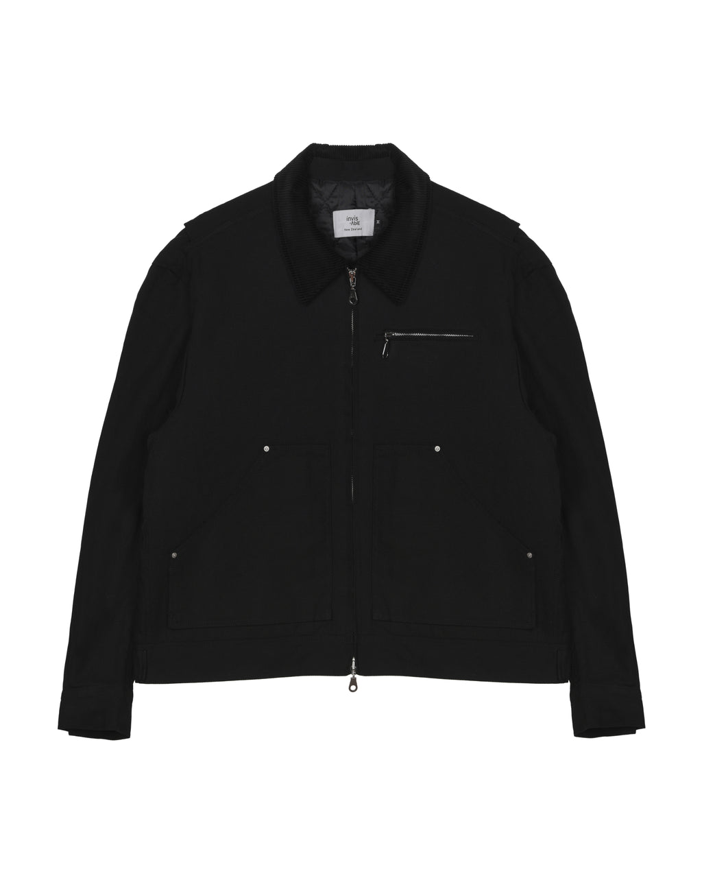 Cotton Worker Jacket [Black]